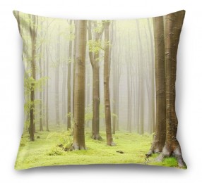 3D Подушка «Зеленый лес» 